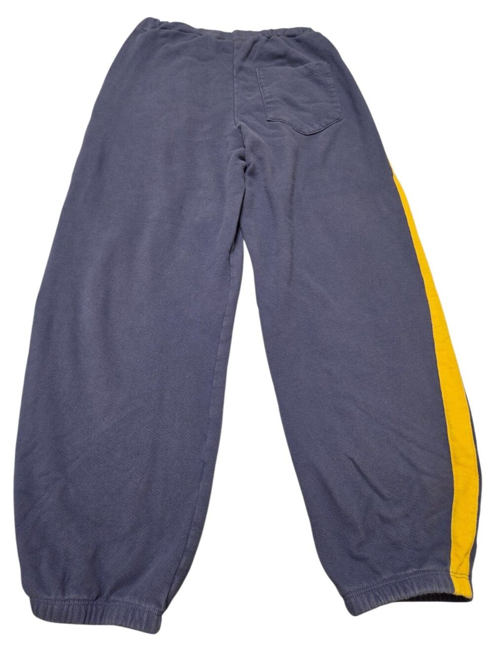 Sundry Trouser Cotton Sweatpants French Terry Navy Yellow Stripe S Festival C271 - Picture 2 of 10